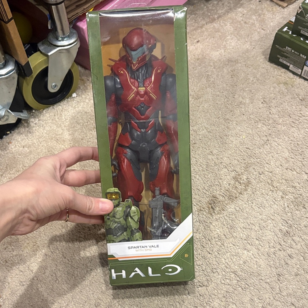 NWT halo spartan 12inch figure with rifle